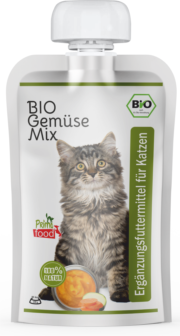 BIO - Gemüse Püree für Katzen 