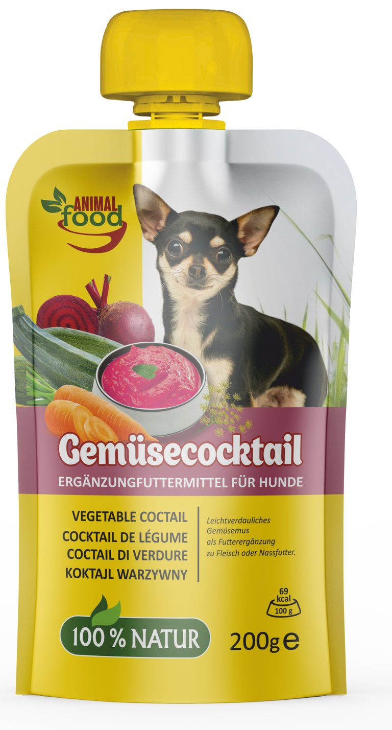 Gemüsecocktail für Hunde 
