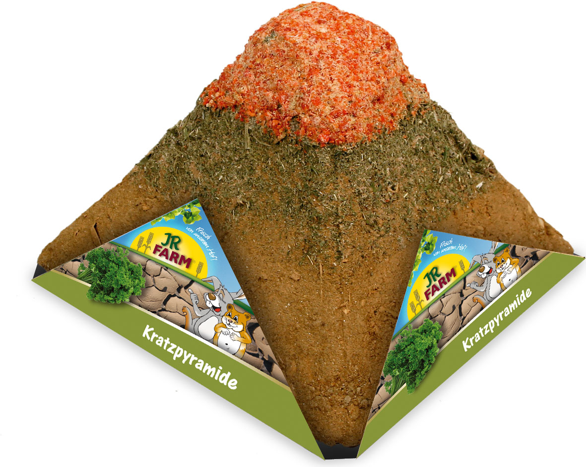 Zwergkaninchen -  Kratzpyramide 
